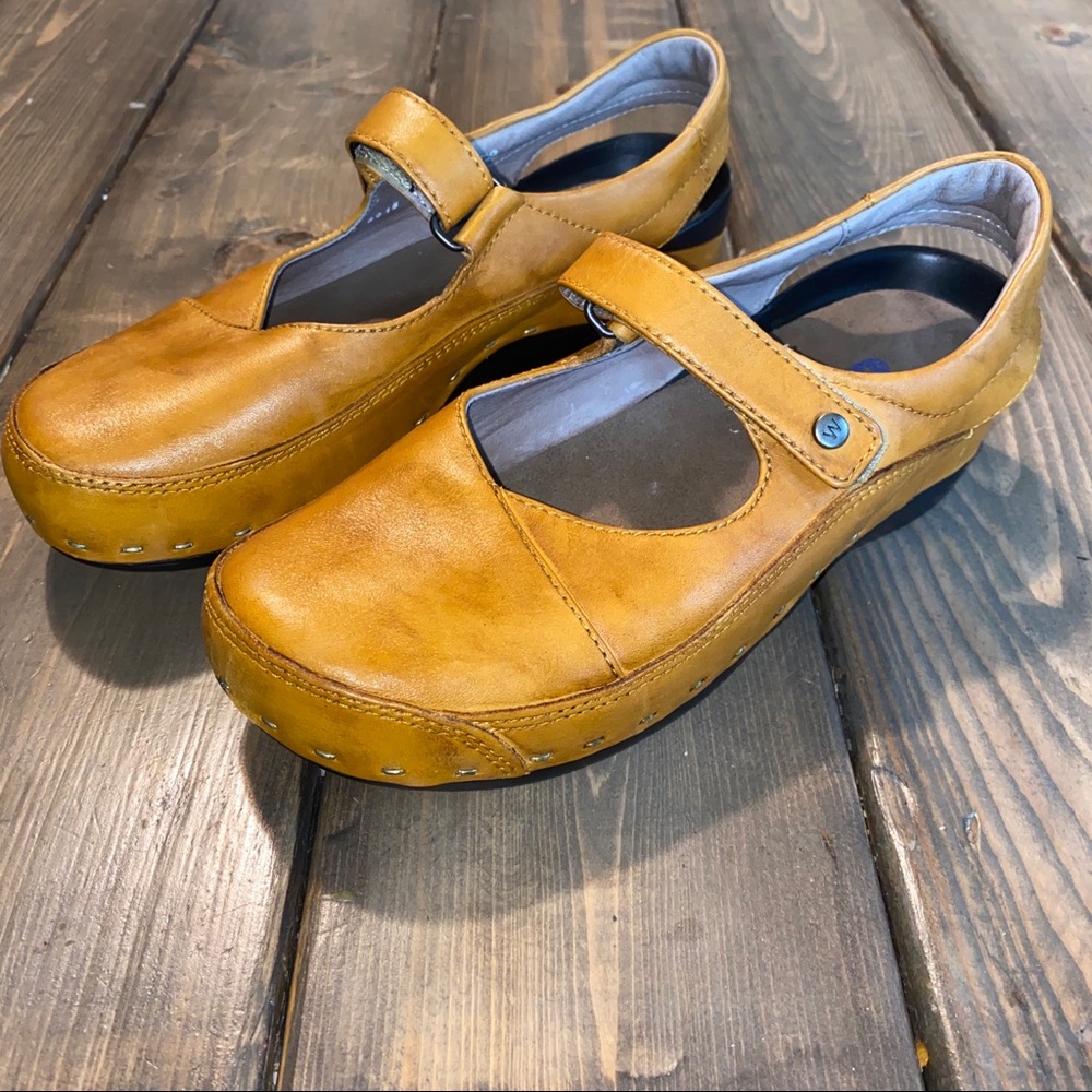 Wolky Mary Janes 39 8/8.5 Yellow. RARE